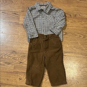 Carter's Brown and Blue Kids Matching Set